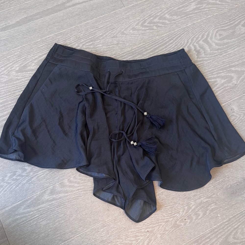 H&M black Women's Skorts with Tassel Detail